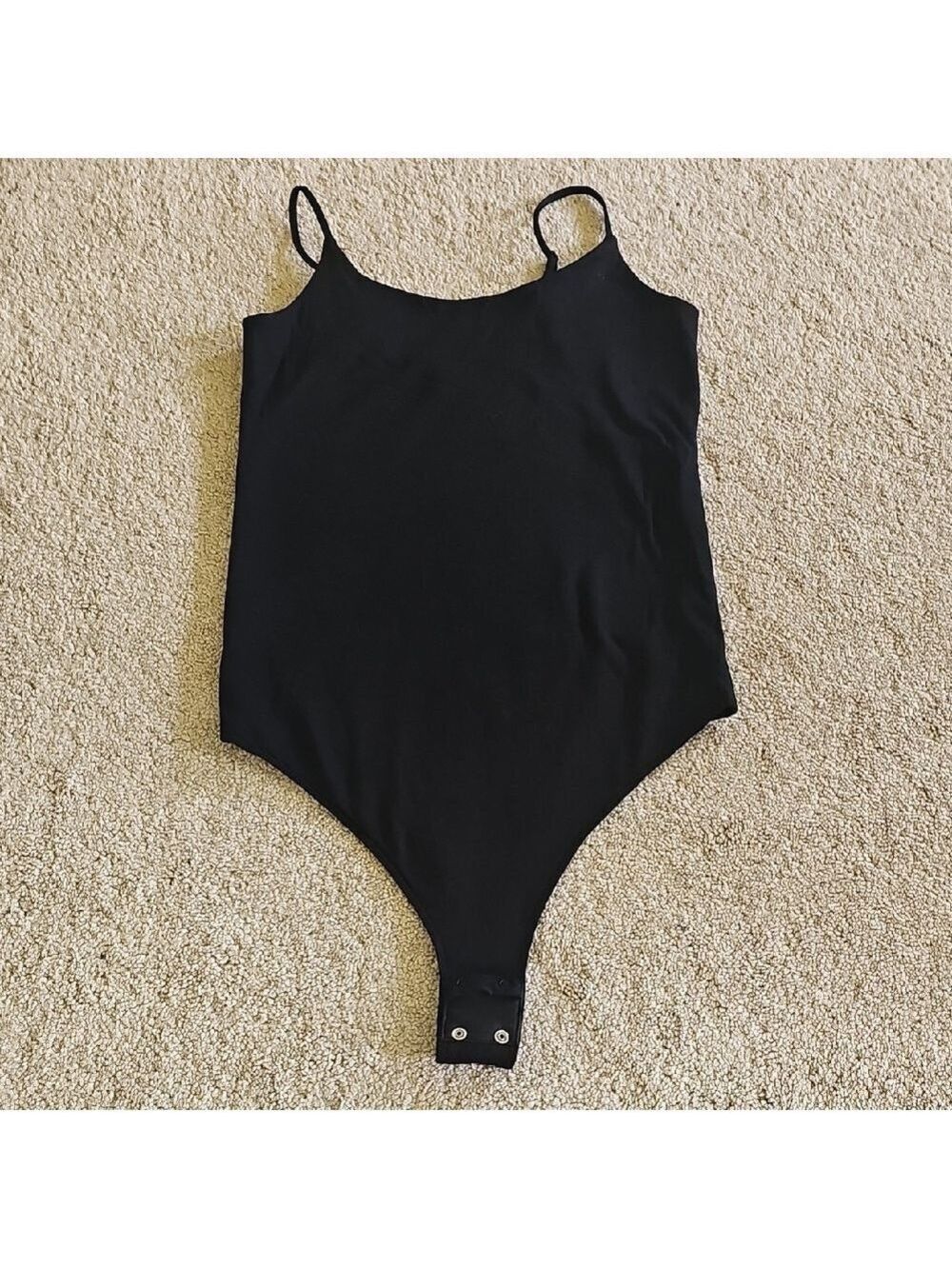 LOFT Black Bodysuit with Spaghetti Straps